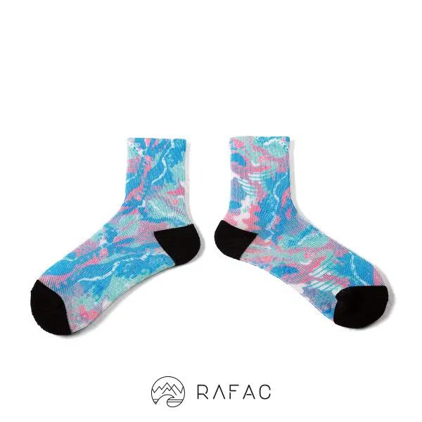 RAFAC機能襪 - RAFAC戶外機能動動童襪_處處花版聯名款_泡泡嗨海