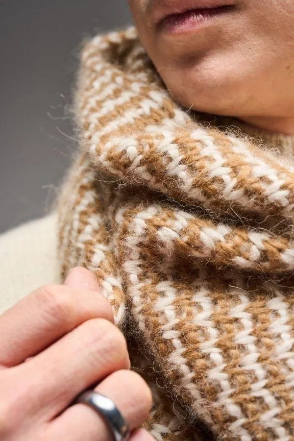 Pixel Bloom |Rastus Knits feat. 毛線森林 - 早鳥結束!2月底出貨、駝色白色|超值影音材料包