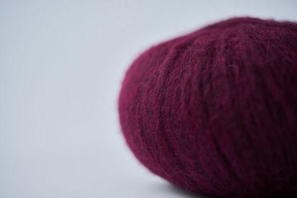 isk-035 三款極輕柔羊駝圍巾｜超值影音材料包 - （預購，1月底出貨）03酒紅，初見紅河谷｜線上課程＋編織材料包