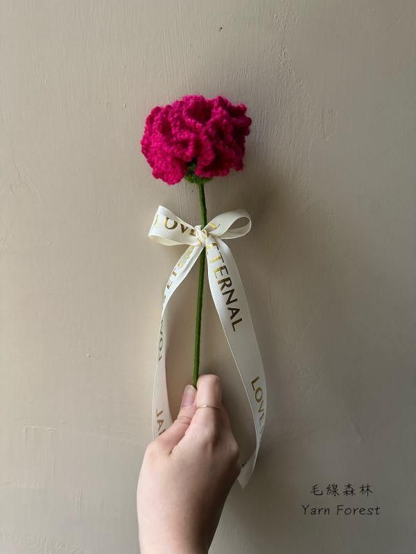 isk-015 Dear Mommy 鉤織花朵康乃馨|超值影音材料包 - 超優惠❗線上課程+單支花朵材料包(紫洋茉莉)