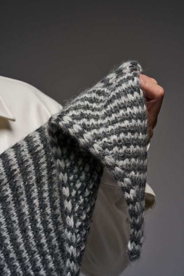 Pixel Bloom |Rastus Knits feat. 毛線森林 - 早鳥結束!2月底出貨、淺灰深灰|超值影音材料包