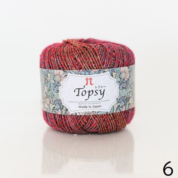 isk-013 春日川三角披肩｜超值影音材料包 - 06 玫瑰 Rose｜線上課程＋編織材料包