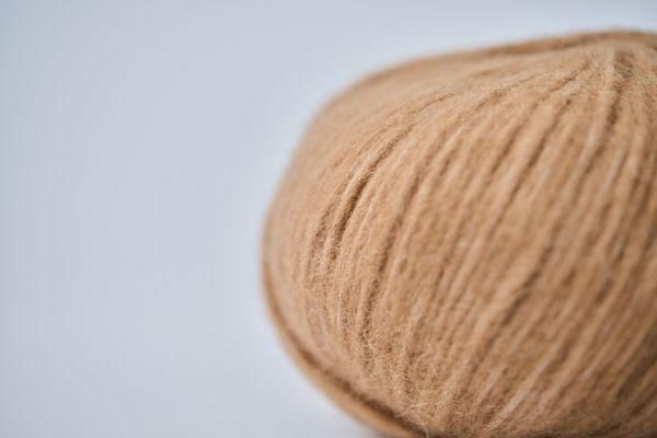 isk-035 三款極輕柔羊駝圍巾｜超值影音材料包 - 現貨❗️08駝色，納斯卡大地｜線上課程＋編織材料包