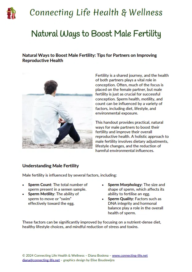 Natural Ways to Boost Male Fertility