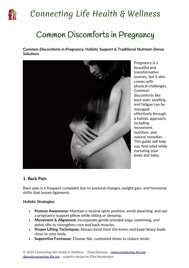 Common Discomforts in Pregnancy