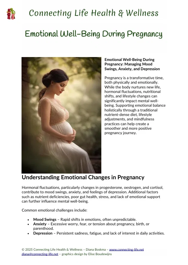 Emotional Well-Being During Pregnancy