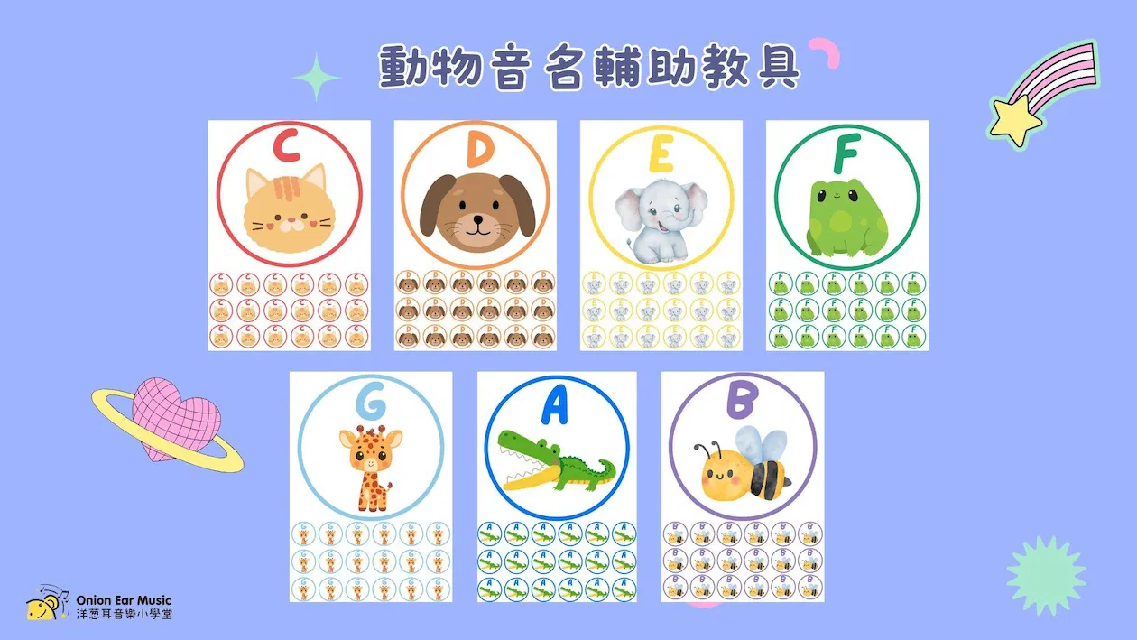 動物音名輔助教具