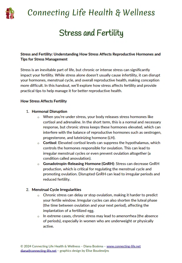 Stress and Fertility