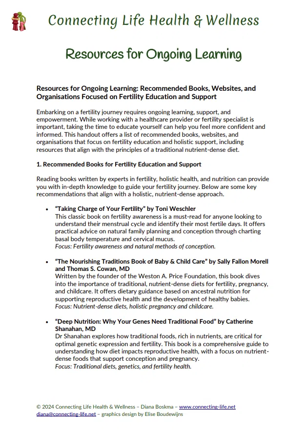Resources for Ongoing Learning
