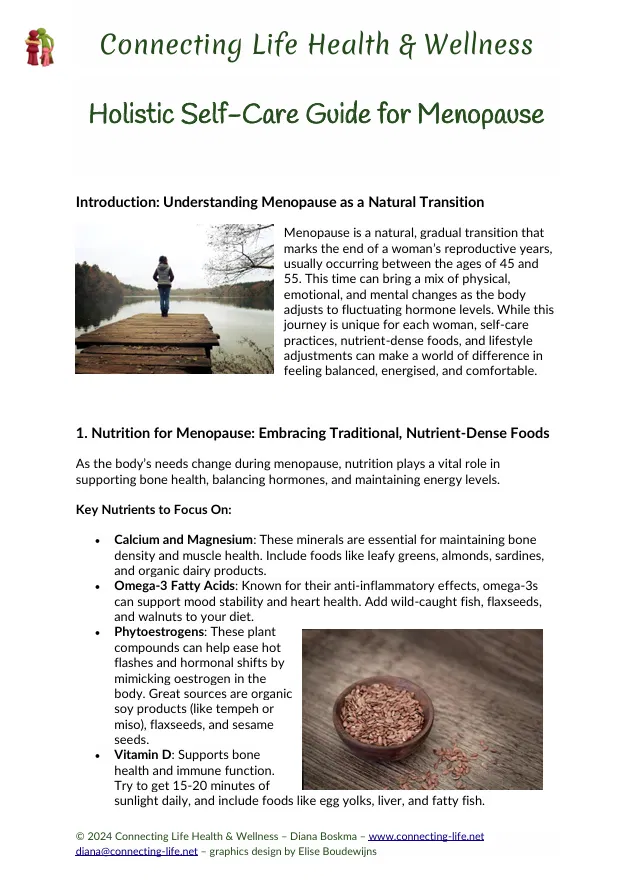 Holistic Self-Care Guide for Menopause