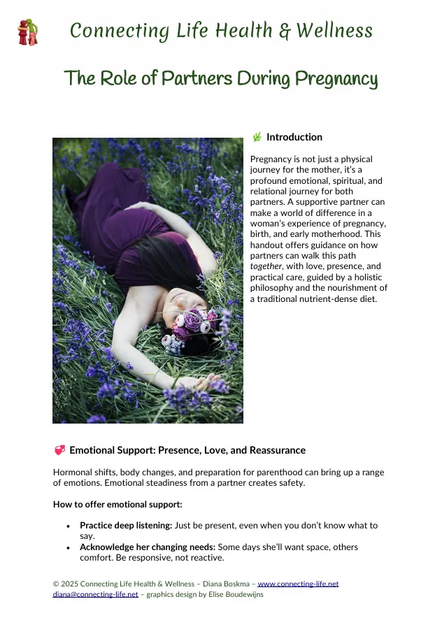 The Role of Partners During Pregnancy