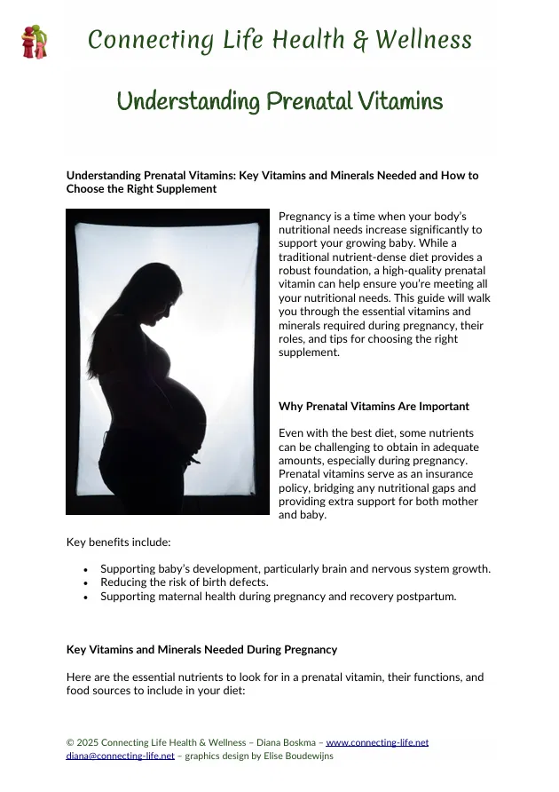 Understanding Prenatal Vitamins