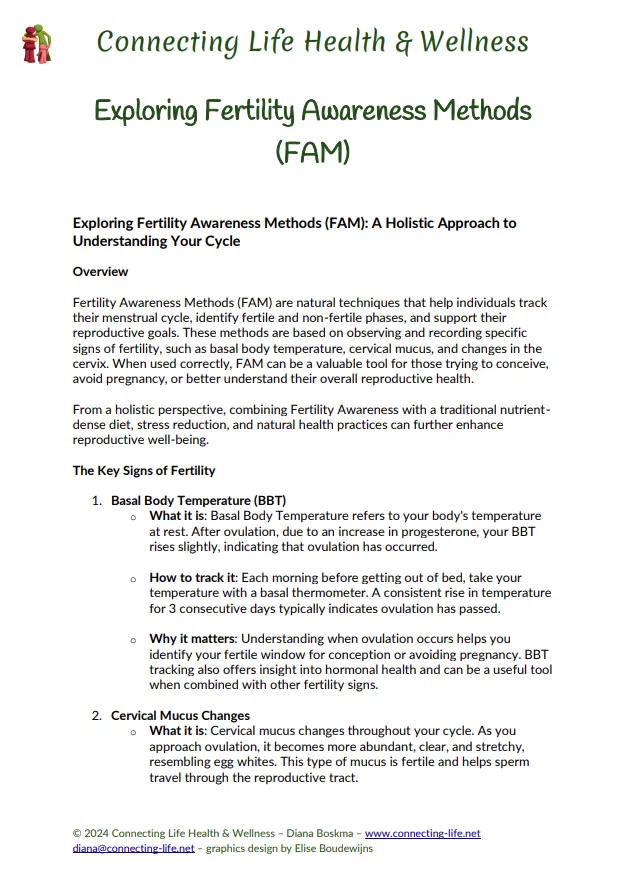 Exploring Fertility Awareness Methods (FAM)