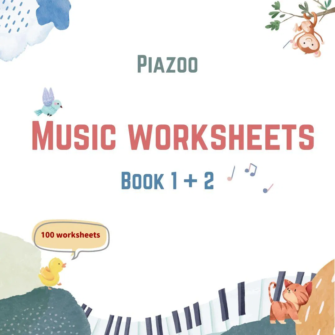 好好用樂理學習單- Book 1+Book 2 (兒童初學樂理篇) - 100張