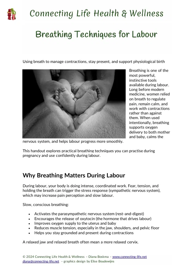 Breathing Techniques for Labour