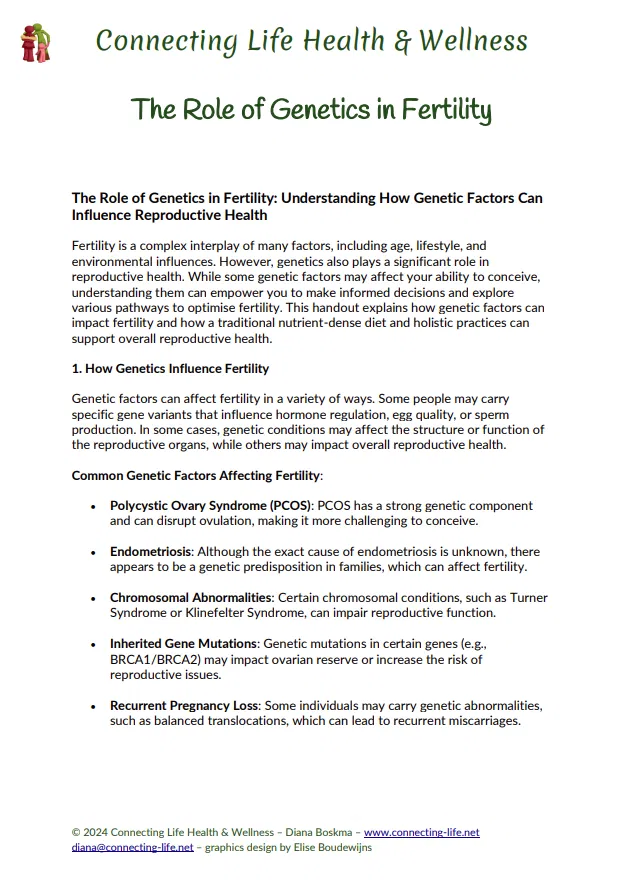 The Role of Genetics in Fertility