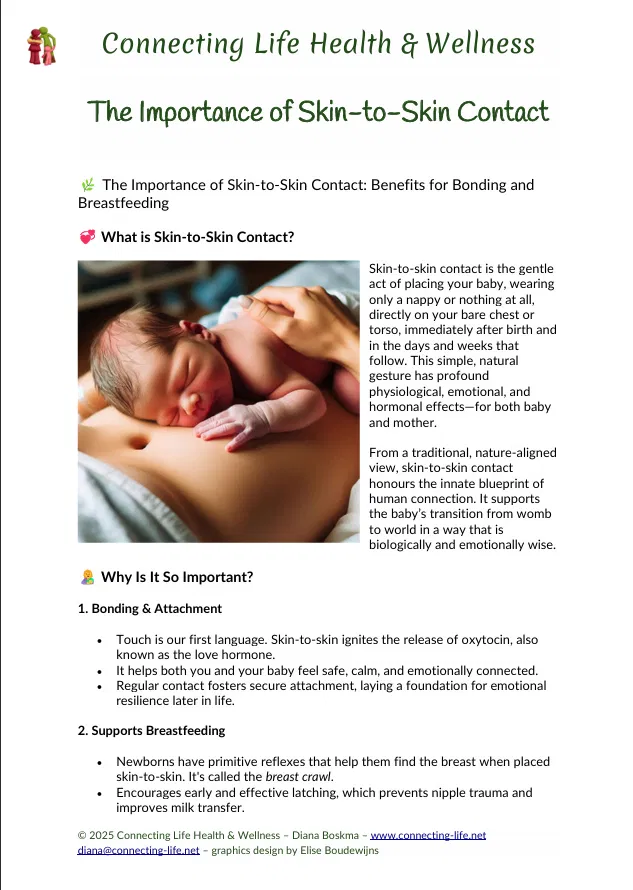 The Importance of Skin-to-Skin Contact