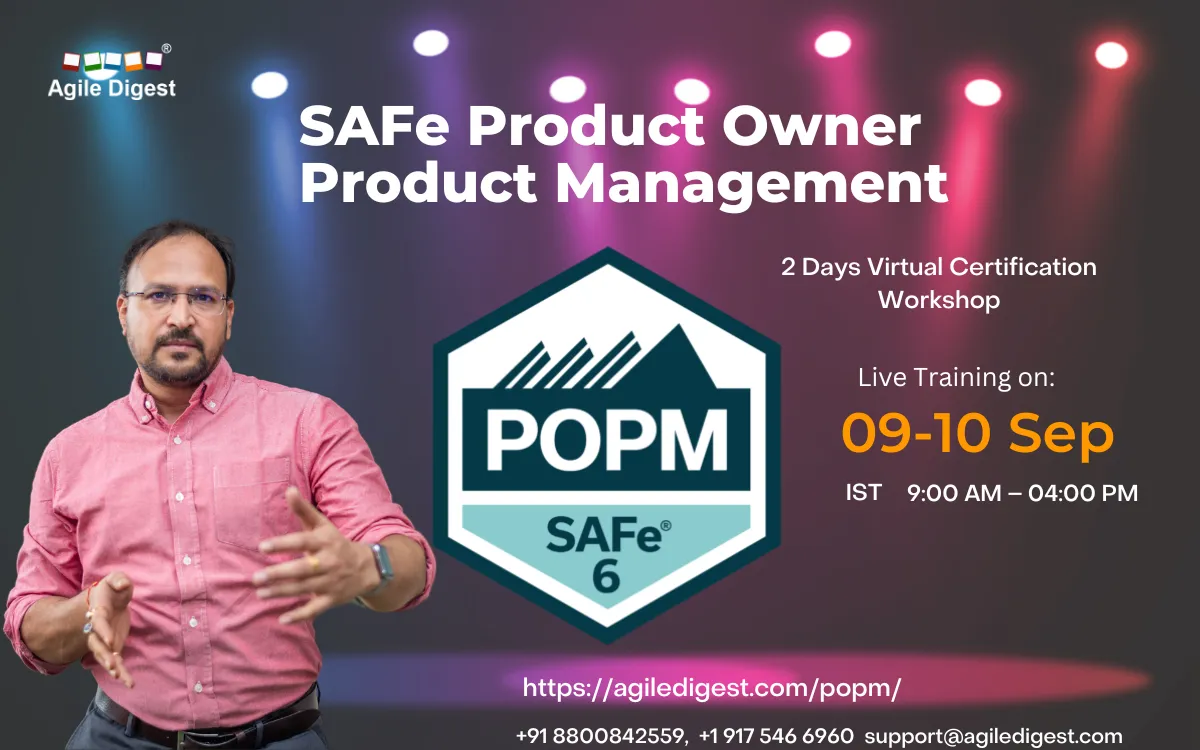 SAFE PRODUCT OWNER/PRODUCT MANAGER (POPM) 6.0 (09-10 September)