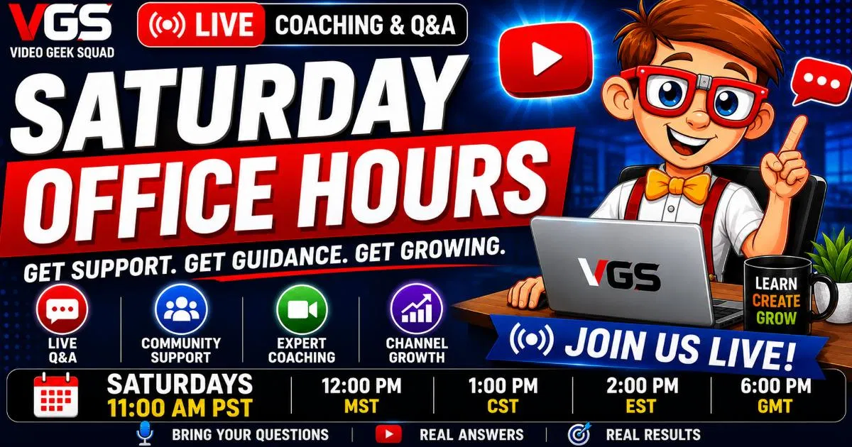 Office Hours For VGS & Digital Learn Community
