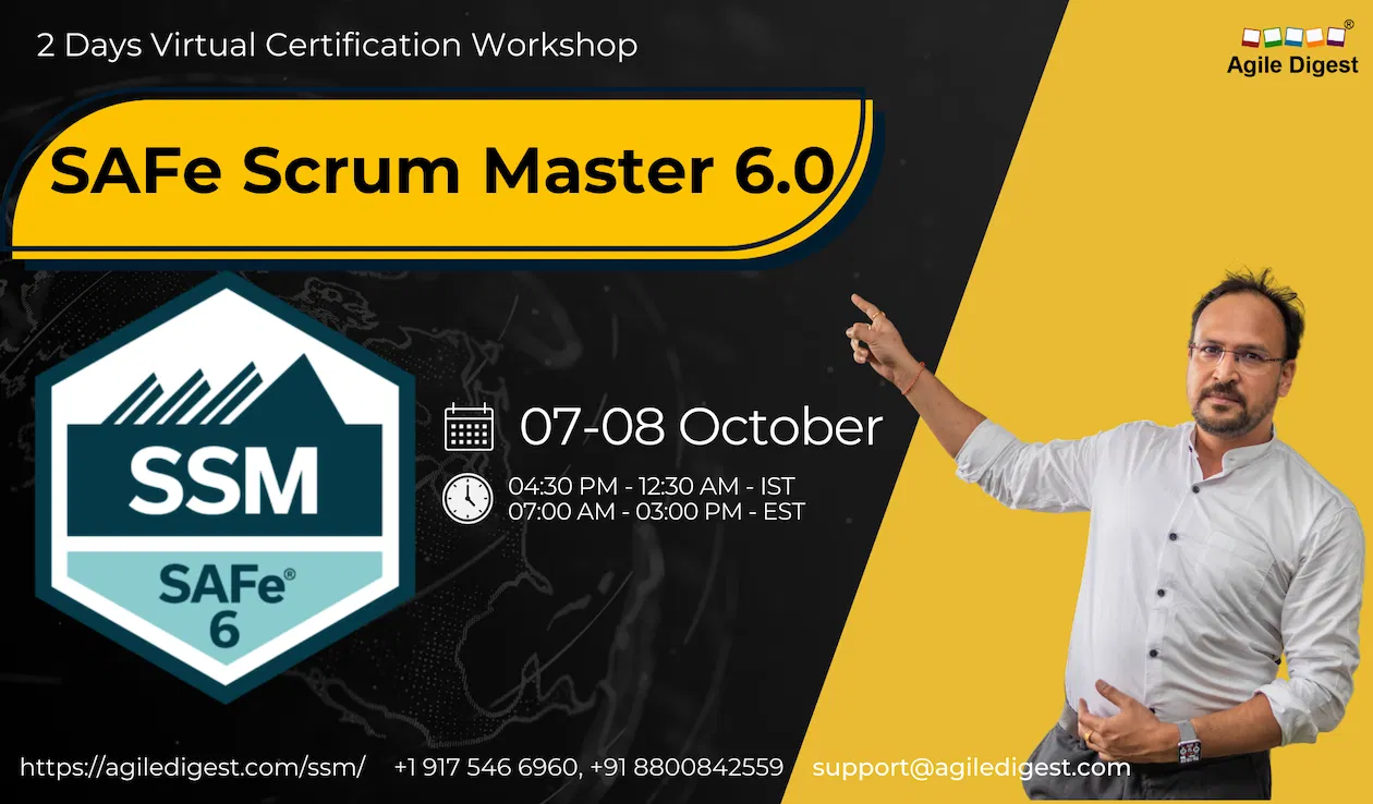 SAFE SCRUM MASTER (SSM) 6.0 (07-08 October)