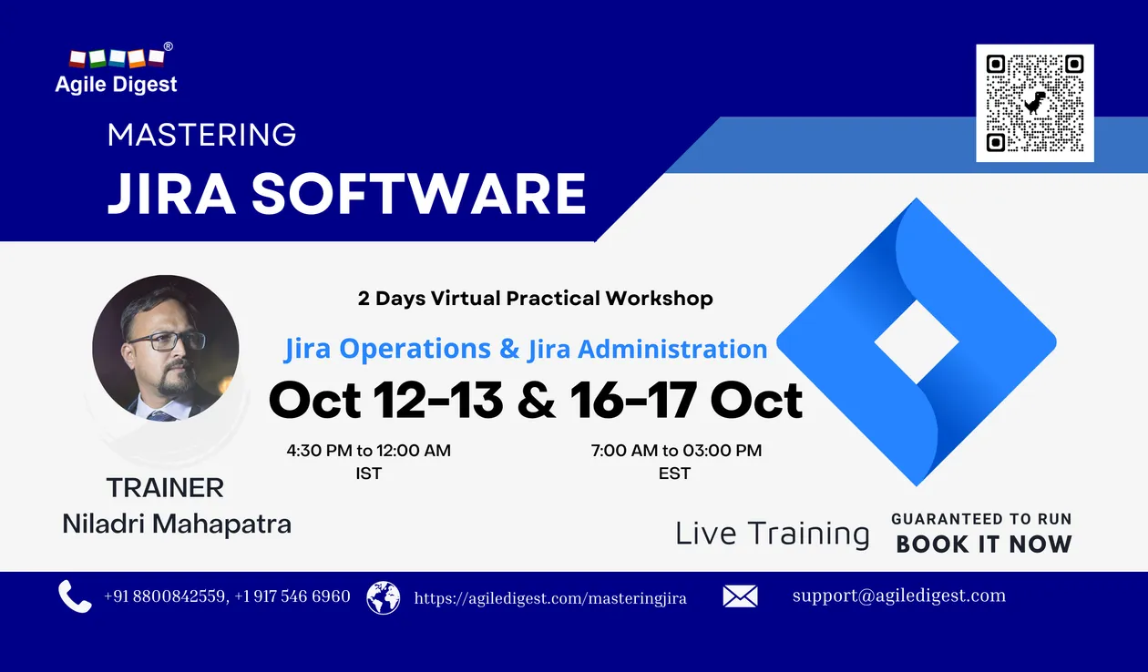 MASTERING JIRA - 12-13 Oct-16-17 Oct, 2023