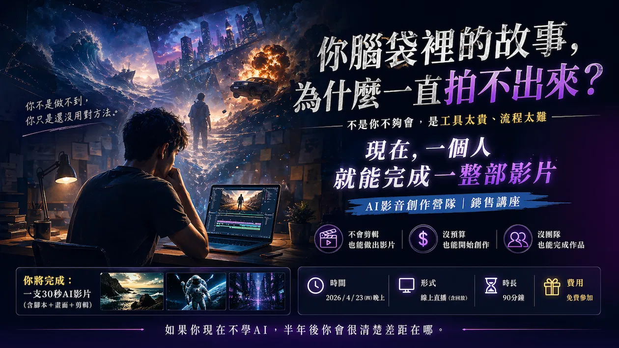AI影音短劇講座