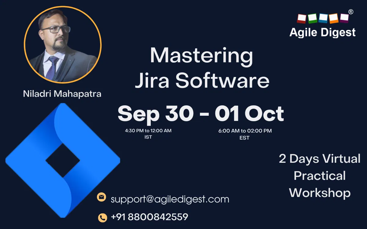 MASTERING JIRA - Batch 1: 30 Sep -01 Oct, 2023
