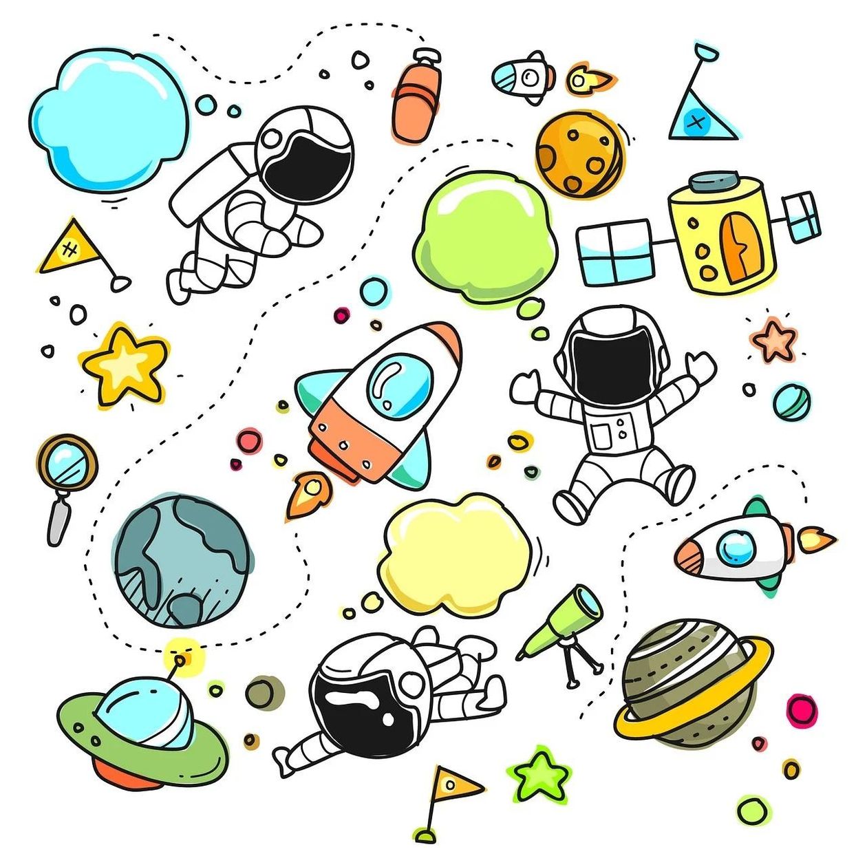Space Coloring Pack