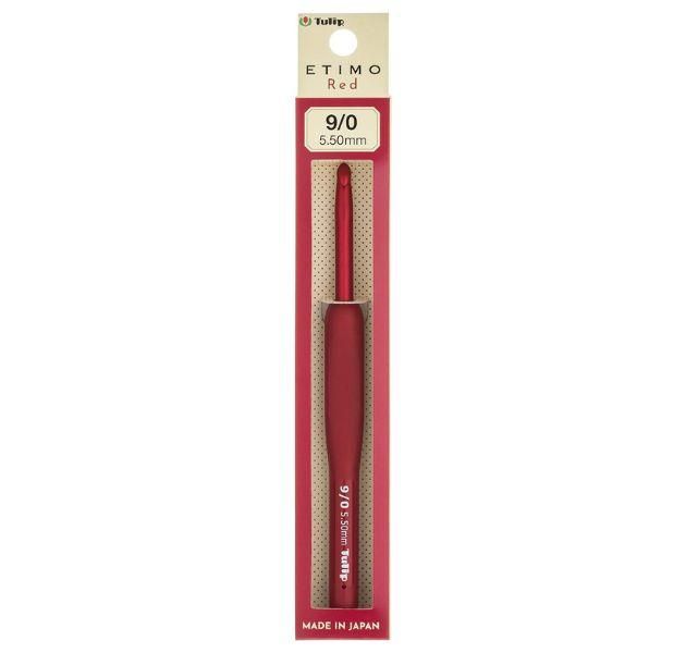 日本廣島TULIP-ETIMO Red 紅色鉤針 9/0 號 (5.50mm) 單支