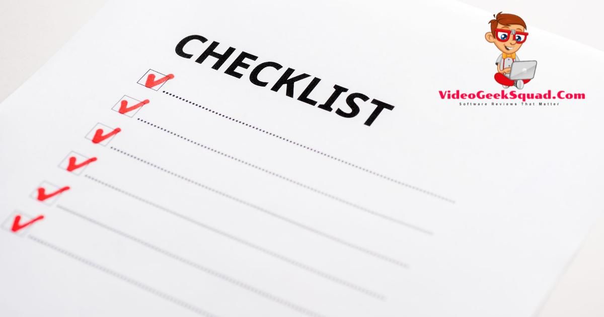 20 YouTube Checklist To Help You Run Your Channel 