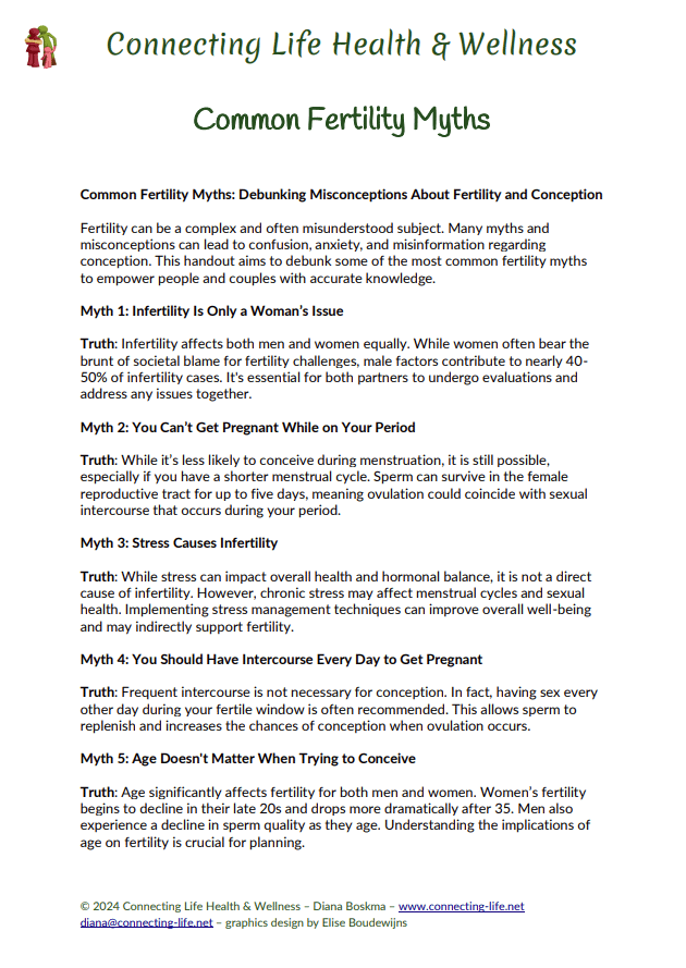 Common Fertility Myths