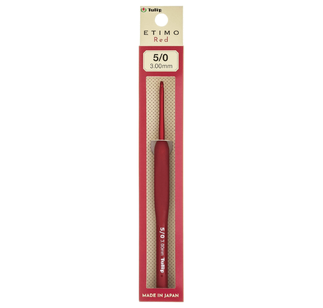日本廣島TULIP - ETIMO Red 廣島紅色鉤針 5/0 號 3.00mm $398/支