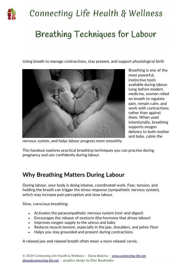 Breathing Techniques for Labour