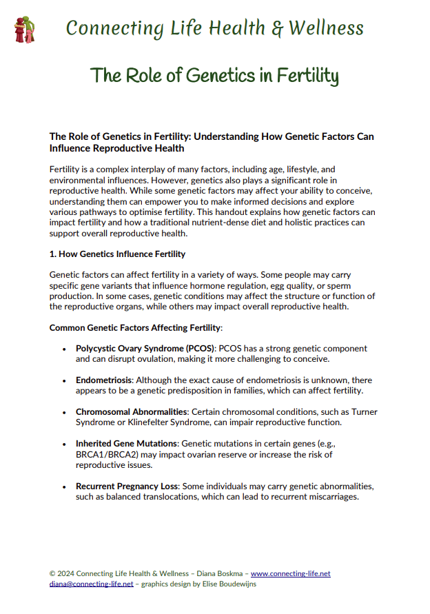 The Role of Genetics in Fertility