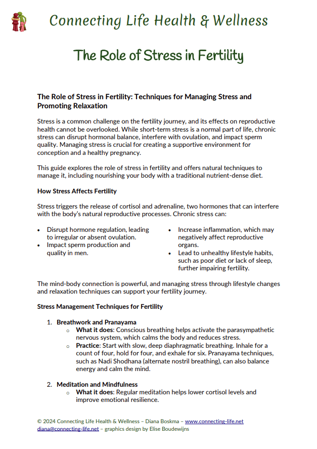 The Role of Stress in Fertility