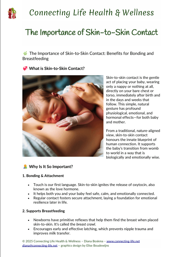 The Importance of Skin-to-Skin Contact