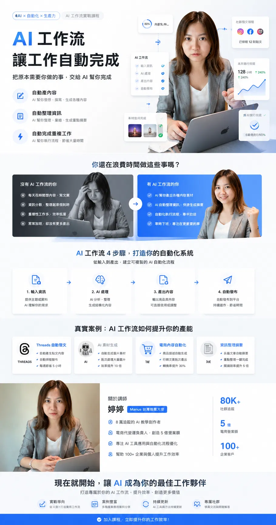 ChatGPT Image 2.0 生成的商業設計與落地頁範例