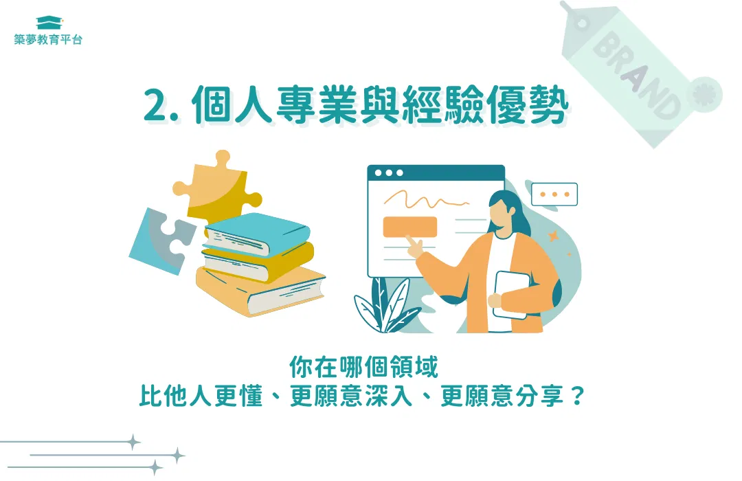 盤點你的個人專業與經驗優勢
