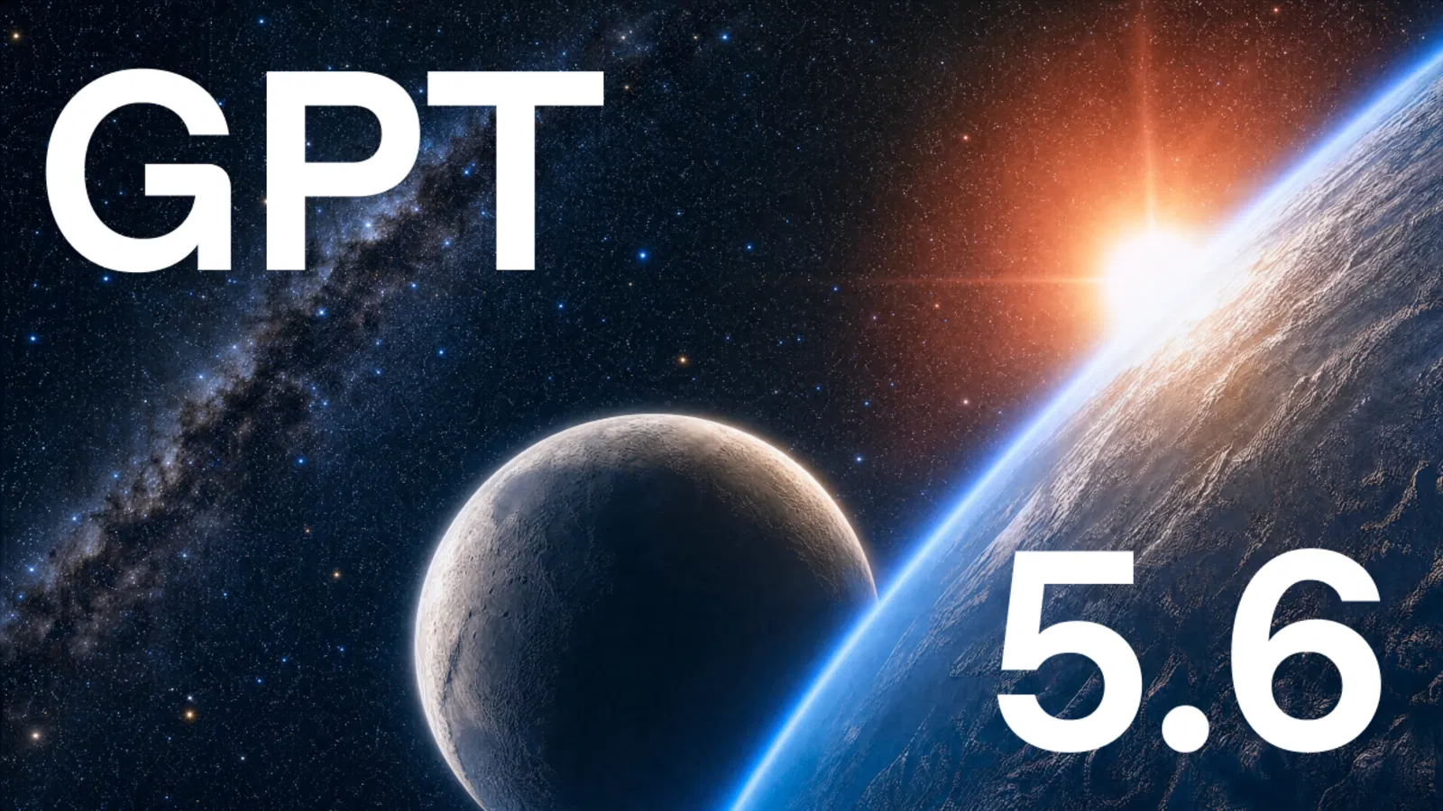 OpenAI GPT-5.6 發布主視覺,Sol、Terra、Luna 三模型家族