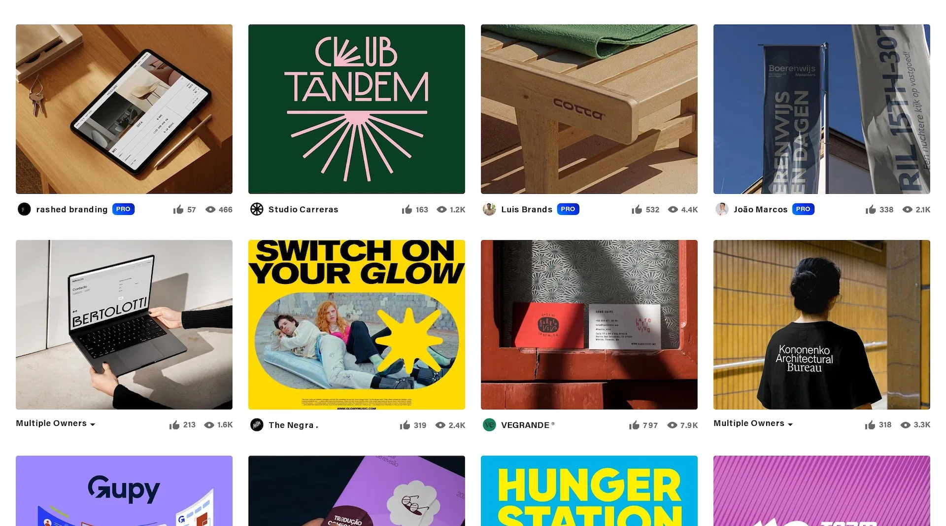 Behance Branding 精選作品集——品牌識別、Logo、視覺應用的高品質範例