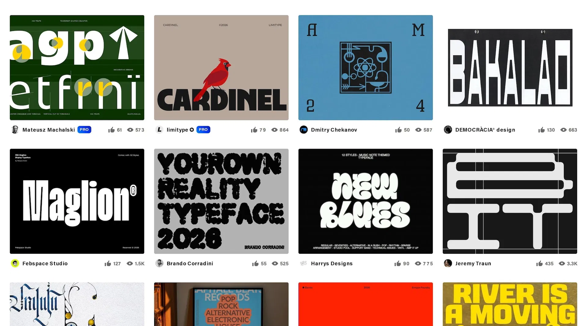 Behance Typography 精選作品集——字體設計、排版探索的高品質範例