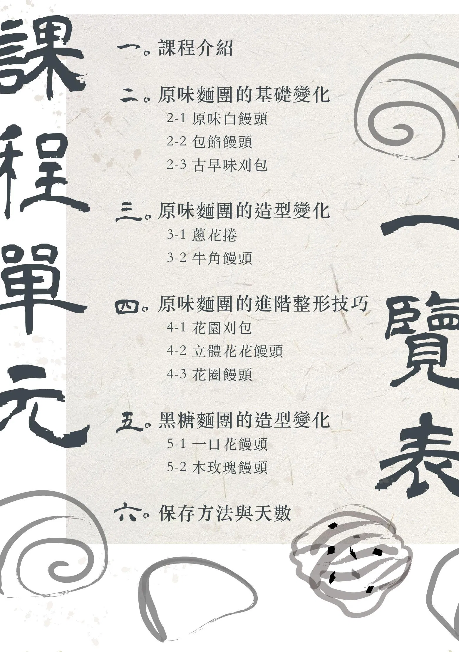 課程單元總覽