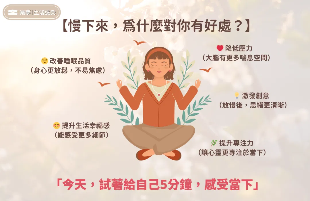 慢下來，為什麼對你有好處？