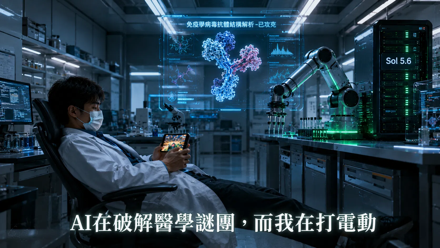 我在打電動