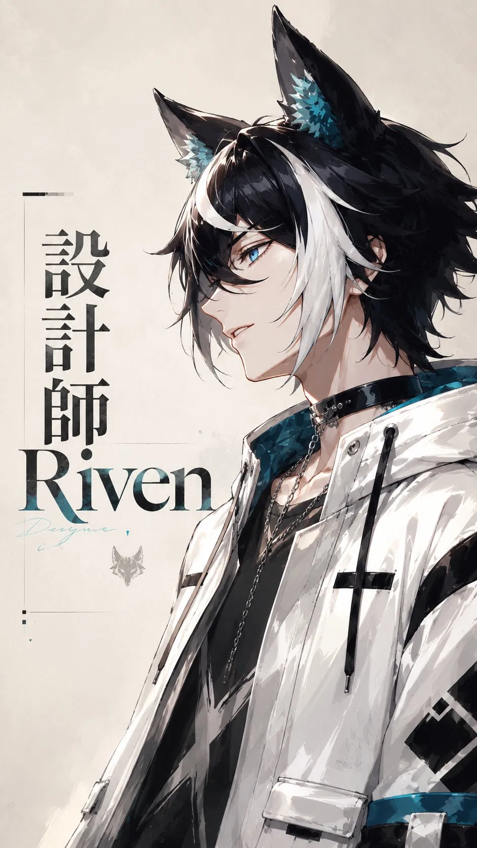 美式厚塗 — 設計師 Riven 海報
