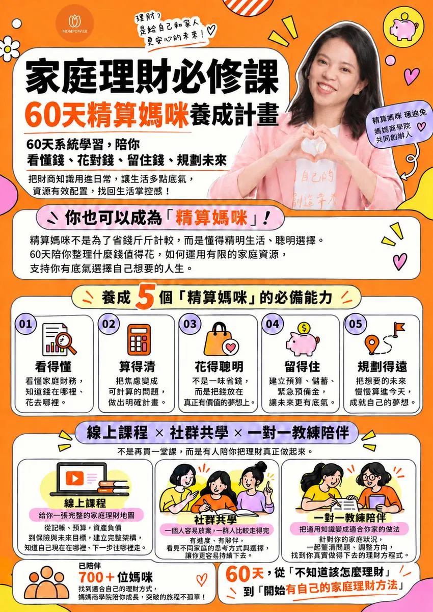 家庭理財必修課_700+媽咪找到適合自己的理財方式