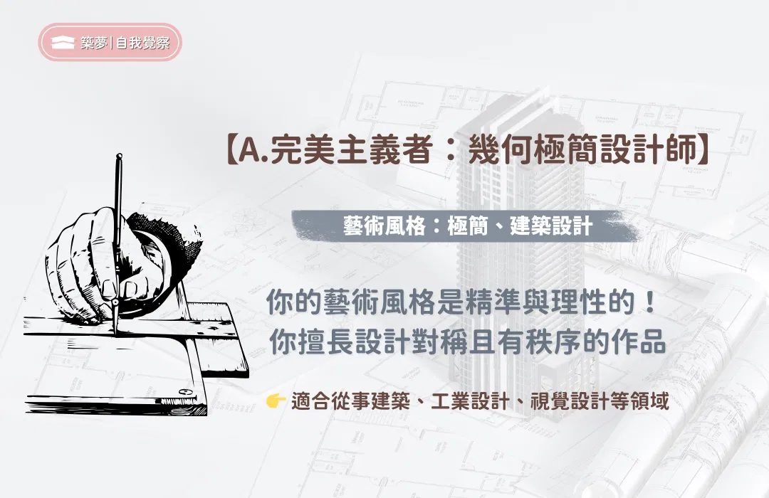 A. 幾何極簡設計師-完美主義者