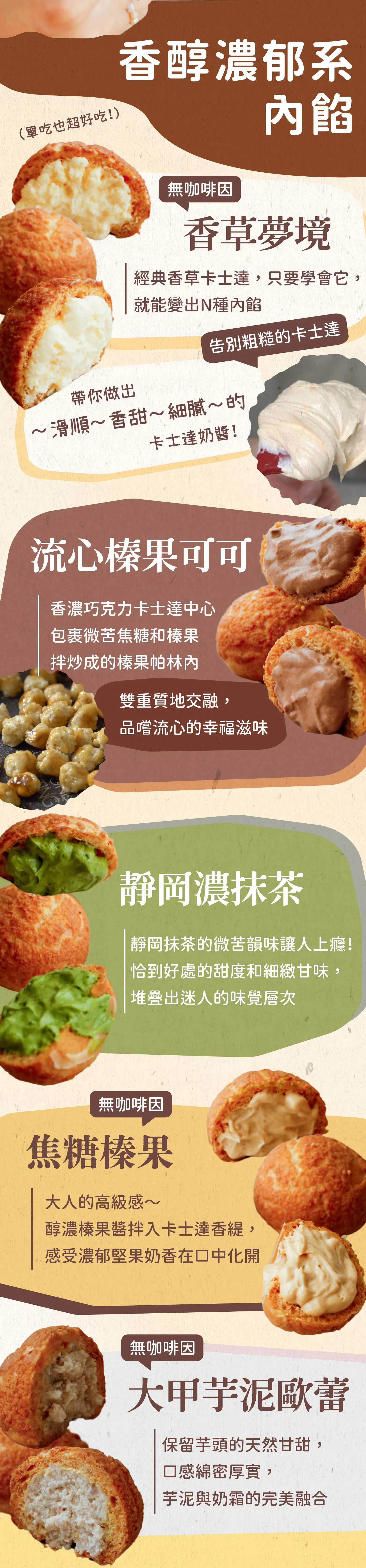 香醇濃郁內餡