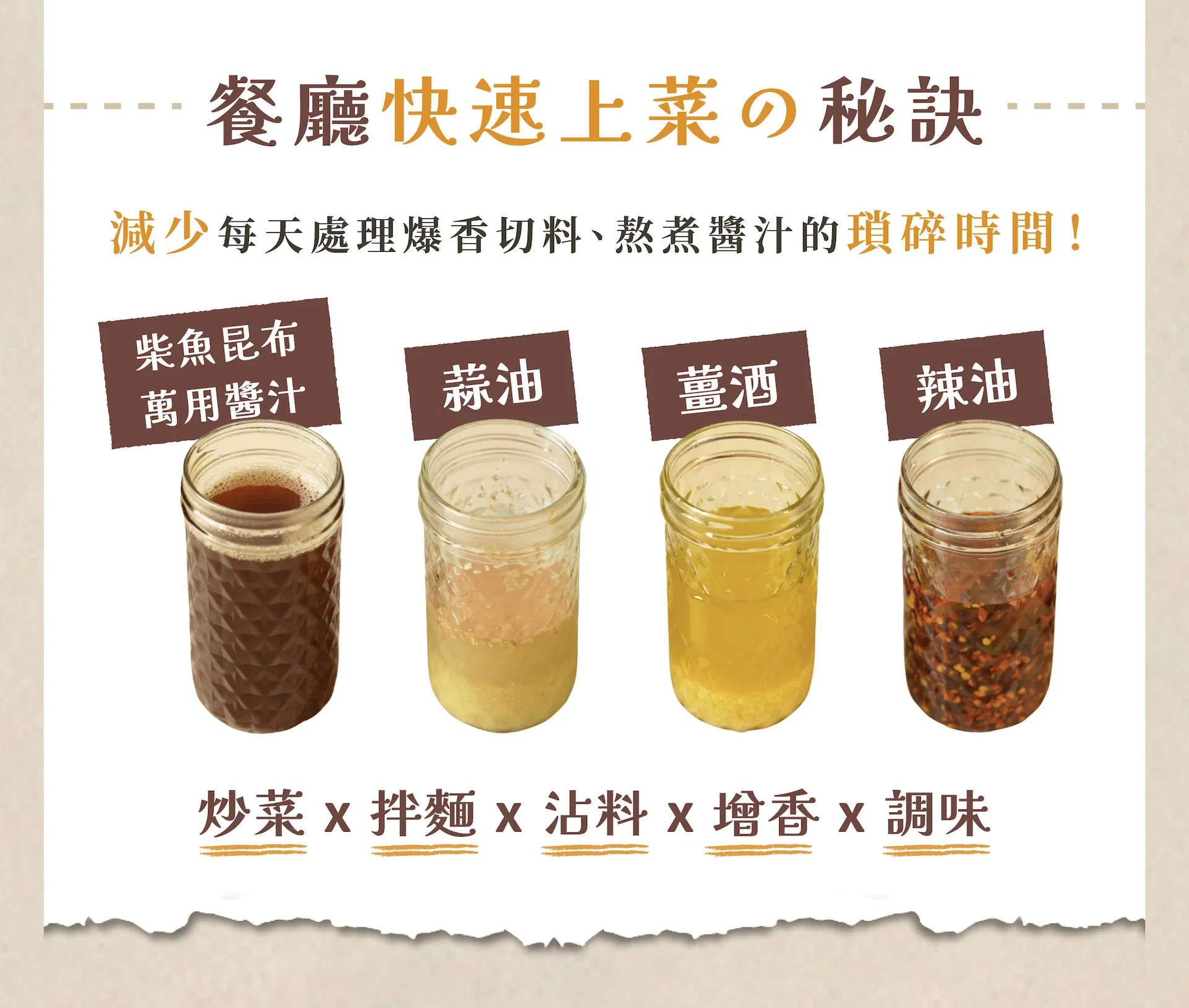 快速上菜醬汁