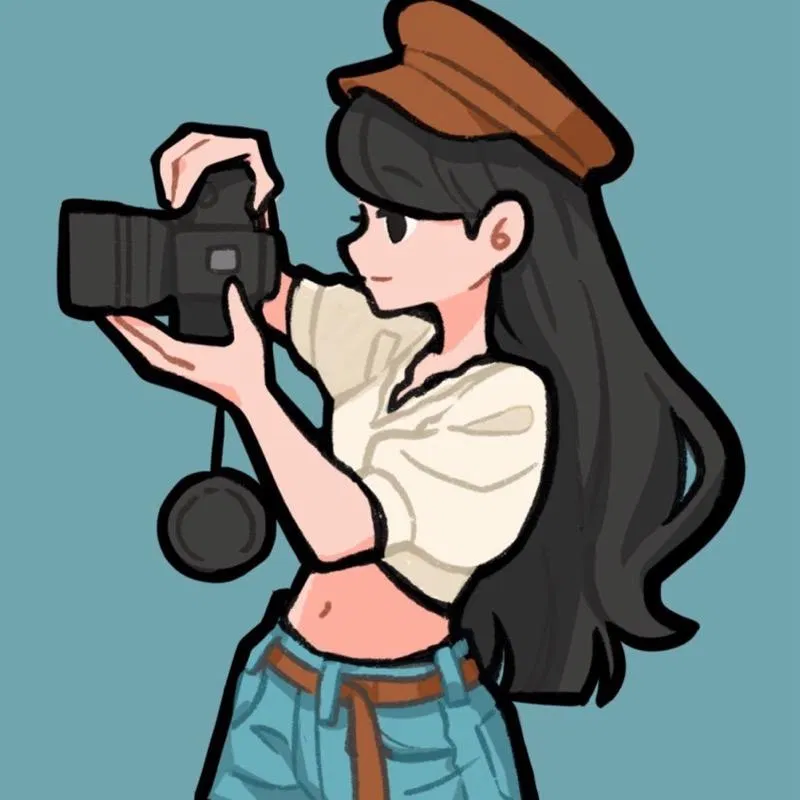 拍照女孩